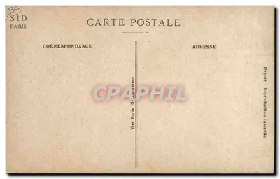 Soldado presentando un billete de diez francos — Banco de Francia, serie X.12 — editor SID Paris — Reverso