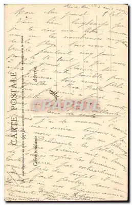 Cabeleiras do passado — Caen — C.P.A. Caen — Verso