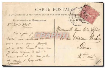 Pescadora normanda — Retorno da pesca — La C.P.A. n°29 — Verso