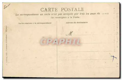Deux jeunes filles en costumes anciens normands — Départ pour la ville — A. D. n° 57 — Verso
