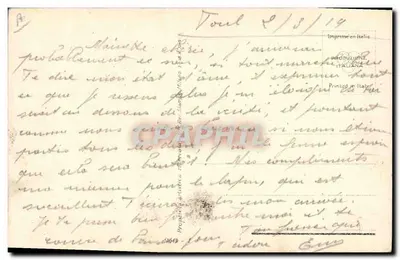एक महिला एक ड्रेस और हैट में — लिले — ड्रॉइंग द्वारा ई. डॉर्नांड — पीछे