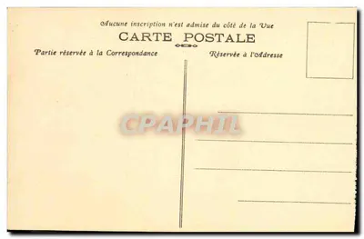 Monumento megalítico em Meillart-Confort (F.) — editor F. Hamon, série 4555 — Verso