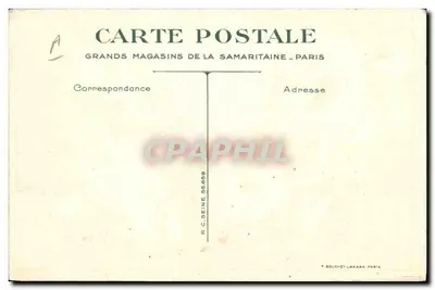 Tonkín — El rickshaw — Sociedad de Tarjetas Postales de la Samaritaine — Reverso