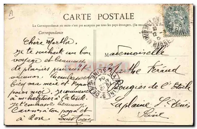 Châlons-sur-Marne — A Música no Campo de Châlons — Fot. Loccart, Mourmelon — Verso