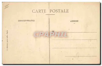 Vincennes - O Polígono - Manobras de Artilharia — E. M. n°2783 — Verso