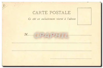 Aux Patates — straatscene met arbeiders — Coll. G. Haymont, A. Bergéret, Cl. Nancy — Achterkant