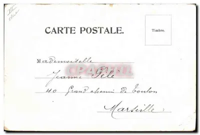 Trois chats en tenue de musiciens — scène de charme — éditeur 'No. 650.' — Verso