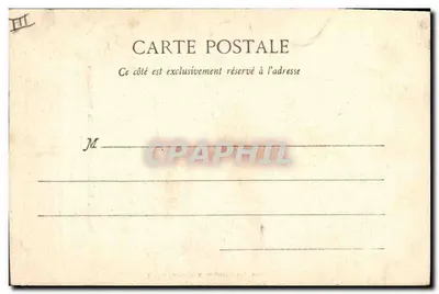 Pani THÉRÉSA, Somnambula Extra-lucyda — Soldat — Wydawnictwo Fototypia A. Bergeret i Cie, Nancy, nr 6 — Rewers