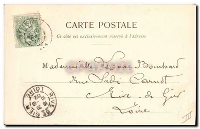 Valet de Cœur — Horóscopo — Edição Fototipia A. Bergeret et Cie, Nancy — Verso