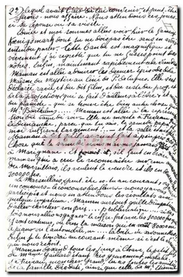 Duas mulheres jogando cartas — cena de vida — bilhete postal antigo — Verso