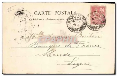 Madame Thérésa, Somnambule Extra-lucide — Le Soldat — Phototypie A. Vancourt et Cie — Nâcy — Rewers