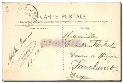 Draguignan - Bank Francji — wydawca 'Sucrée, poza Marseillą' — n° 1252 — Rewers