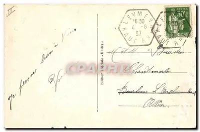 Mulhouse - Banque de France e rue du Sauvage — Edição « Unifix » — Verso