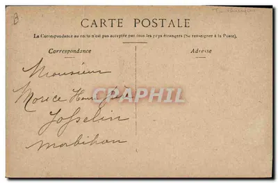 Paris - Banco da França — vista da rua com veículos e pedestres — n° 400 — Verso