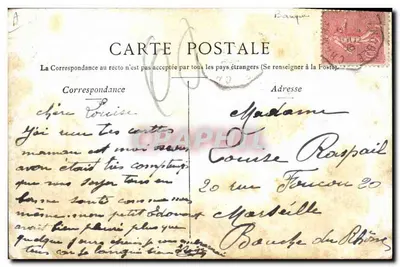 Paris - Banque de France — Straßenszene mit Fahrzeugen und Fußgängern — unbekannter Verlag — Rückseite