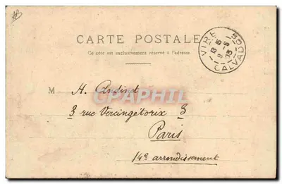 Velha Celebração Normanda — Sr. o Prefeito e alguns Convidados — La C.P.A. Paris — Verso
