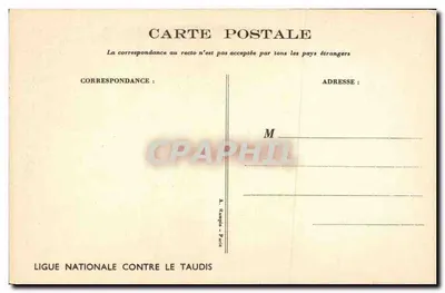 Crianças e mulher com bebê — cena de rua — desenho de M. Noullet — Verso