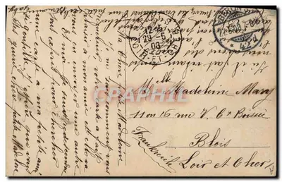 A mulher e o filho do Príncipe herdeiro — 'Mutterglück' — Verlag von Gust. Lüerssen & Co. Berlin, n° 1601 — Verso
