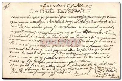 Camp de Chalons — Um almoço campestre perto de um acampamento — Galien, fotógrafo, Mourmelon-le-Grand — Verso