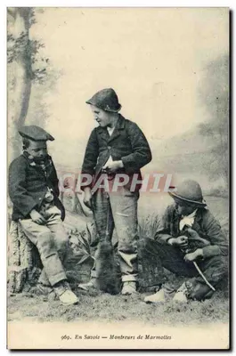 In der Savoie — Marmolles-Verkäufer — F. de Migtau, Chambery