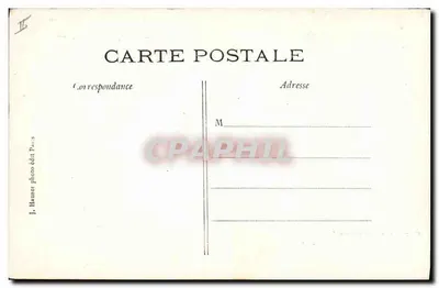 Paryż - Jardin des Plantes — Galerie de Paléonthologie — Zwierzęta prehistoryczne — J. Hauser photo édit Paryż — Rewers