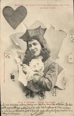 Valet de Cœur — Os 4 Valets — Edição Phototype A. Bergeret et Cie, Nancy