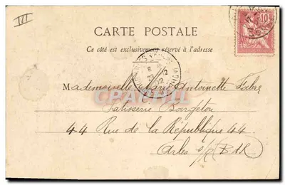Valet de Cœur — Os 4 Valets — Edição Phototype A. Bergeret et Cie, Nancy — Verso