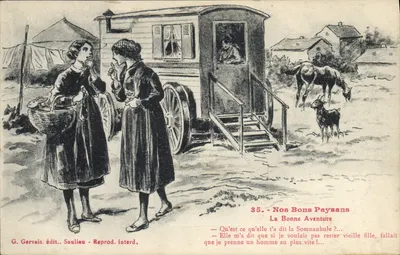 Nos Bon Paysans — La Bonne Aventura — G. Gervais, edição Saulieu, n°35