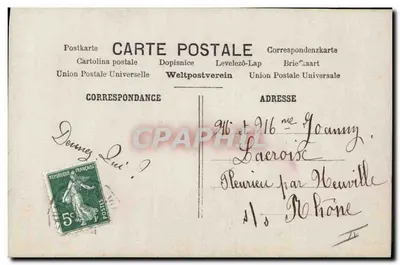 Mulher segurando um cheque e um peixe — 1º de Abril — ARS PARIS 86 — Verso