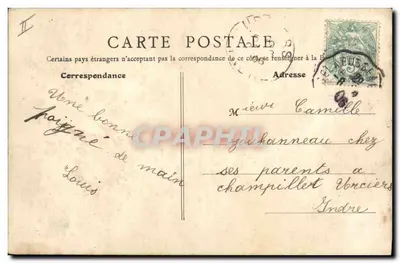 Aubussson — Caixa de Economia — J. Cassan, Paris — Verso