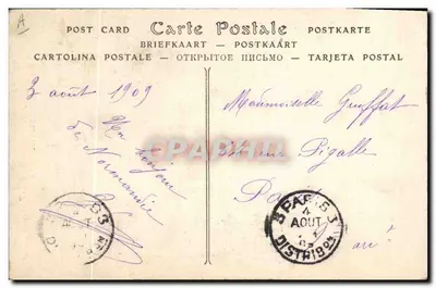 In Normandia — coppia in costume tradizionale — editore ND Pl, n°47 — Verso