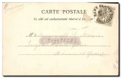 Caen — Velhos Trajes Normandos — J. Bovéchel, editor, n° 217 — Verso