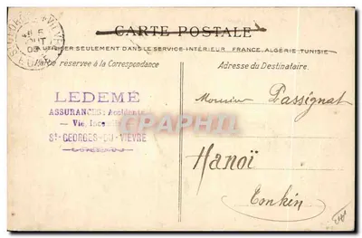La Normandie — Jeunes Filles en Promenade — La C.P.A. n°92 — Verso