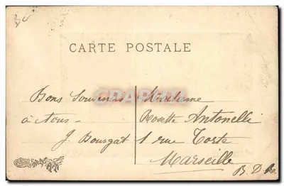 A Branche d'Aubépine — cena de passeio na floresta — editor Lenoir, n°6 — Verso
