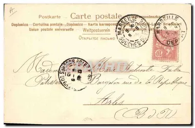Mulheres e homens em traje de montanha — Marseille — A.S. N° 1063 — Verso