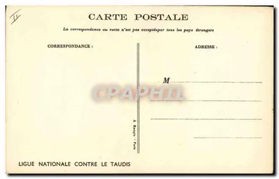 Dois crianças falando de um rato morto no colchão — ilustração de Noubol — Ligue Nationale Contre le Taudis — Verso