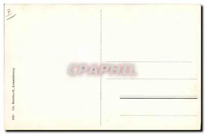 Seis princesas luxemburguesas — Luxemburgo — Ch. Bernhuet, n° 2452 — Verso