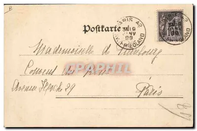 Três Princesas do Luxemburgo — Charles Bernhöft, Série Luxemburgo Número 49 — Verso