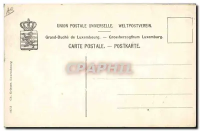 Prinzessin Antonia — niña a caballo — Ch. Gräfener, Luxemburgo — Reverso