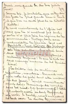 Enfant marchant sur un chemin — scène nocturne avec lune — éditeur C. Pizis, n° 1 — Verso