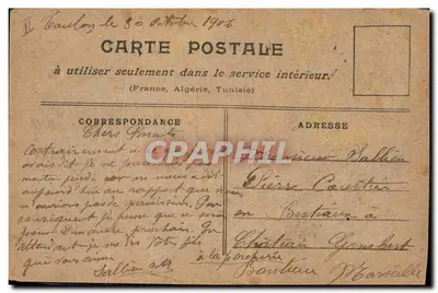 Lagos de Villebon — Composição Original de A. Geraroir — Editor: A. Geraroir — Verso
