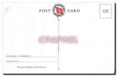 Brug de Morgan — Panama — Dollar Steamship Lines — Achterkant
