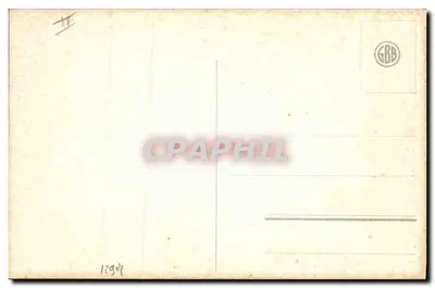 Narodziny Jezusia w zimie — scena lasu — J. Gouppy — Rewers
