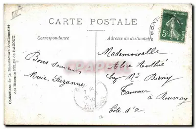 In de Streek — Het logementebillet — Félix Fèbres — Achterkant