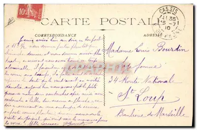 Campo di Carpiagne - Le tende — Gueguen, fot. Marsiglia — Verso