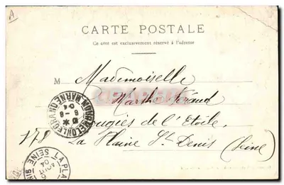Camp Chalons — Rewia z 14 lipca — Papeterie et Photographic Galion, Mourmelon-le-Grand — Rewers
