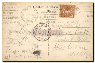 Camelo fêmea — Museu de História Natural — Edição Boileau, n° 326 — Verso