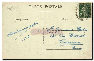 Les Sables-d'Olonne — Mariny solone i ogólny widok portu — Rewers