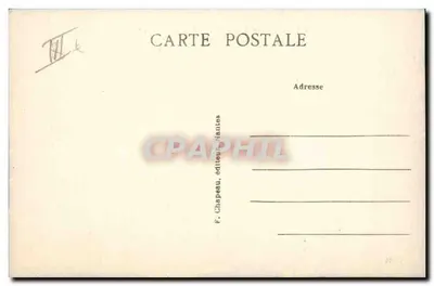 Le Croisic (Loire-Inf.) — Zoutmarsen, richting Mont-Esprit — F. Chapeau, uitgever Nantes — Achterkant