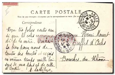 Bordeaux — Caixa de Economia — Gloria Victis — Verso